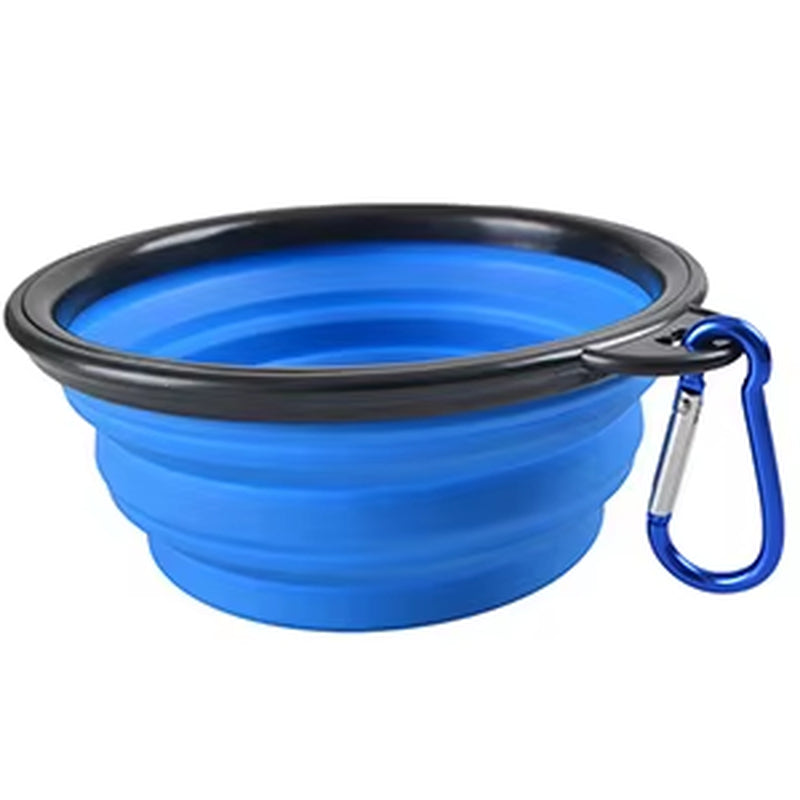 Ultimate 1000ml Collapsible Silicone Dog Bowl - Perfect for Travel and Outdoor Adventures!