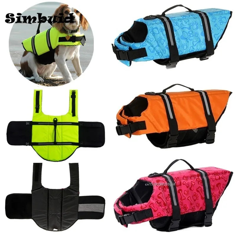 Ultimate Dog Life Jacket - Reflective & Adjustable Safety Vest for Large Dogs | Perfect for Summer Swimming & Sailing Adventures