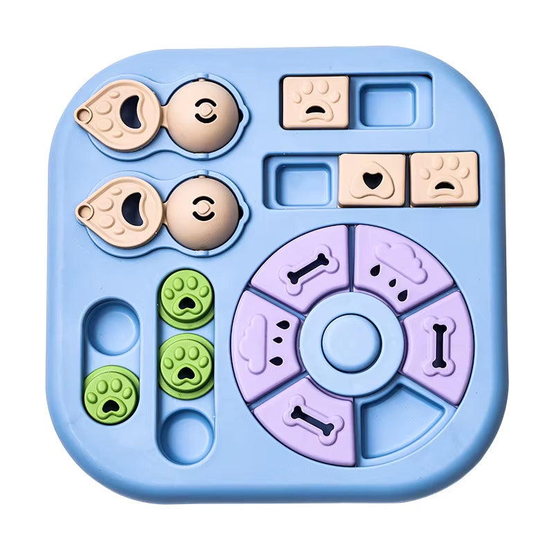 Engaging Smart Cat Puzzle Toy Interactive Turntable Feeder