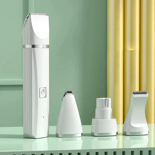 Transform Your Pet's Grooming Routine with the Ultimate 4-in-1 Electric Grooming Kit for Cats and Dogs