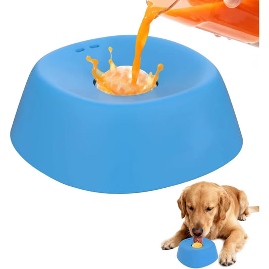 Elevate Mealtime with Our Anti-Choking Slow Feeder Dog Bowl - Non-Slip Design for Liquid Treats!