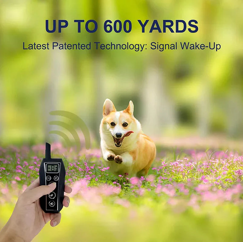 Revolutionary 650 YD Waterproof Remote Dog Training Shock Collar for All Dog Sizes - Train with Confidence!