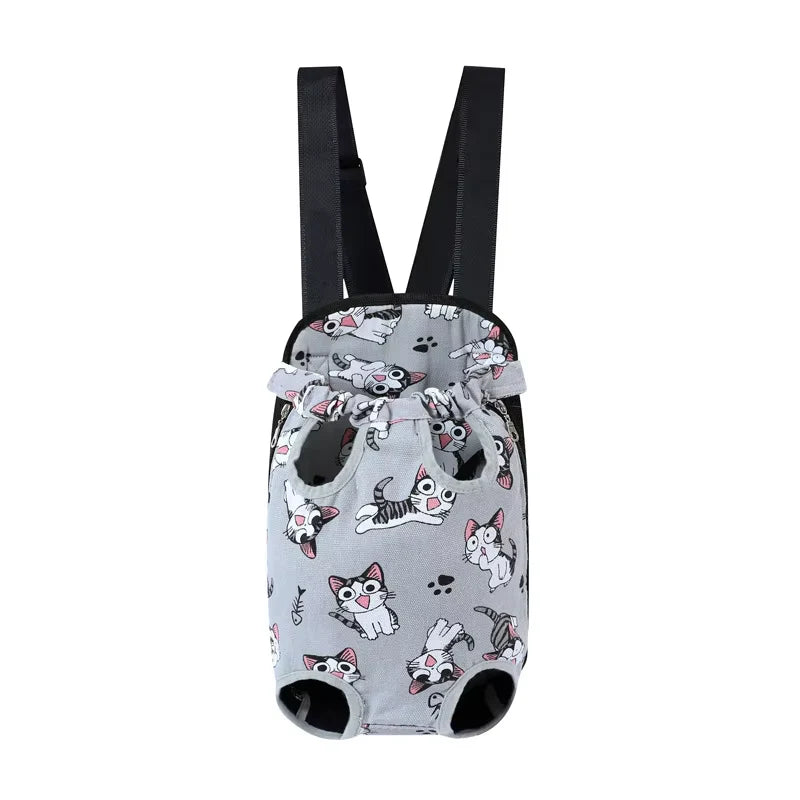 Versatile Adjustable Cat and Dog Carrier Backpack - Perfect for Outdoor Adventures and Travel!